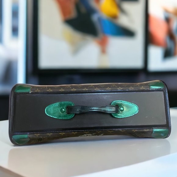 LOUIS VUITTON Authentic Custom Large Suitcase Vintage Artist 1 of a Kind Bag LV - Picture 12 of 15